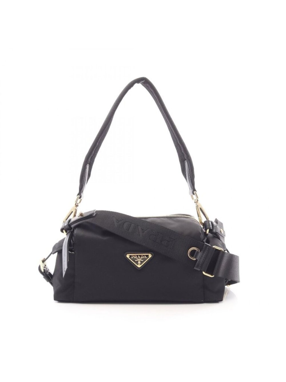 Prada Shoulder Bag Tessuto Vitello Re-Nylon Leather